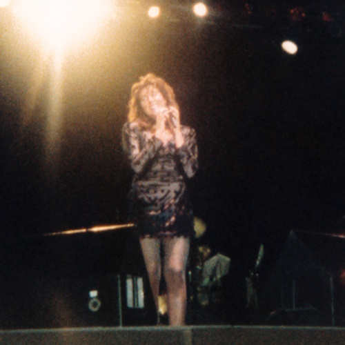 Laura Branigan performing on the Hold Me Tour at Six Flags Park in July 1985